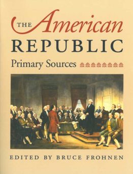 FrohnenAmerican Republic 9780865973336 800h 72